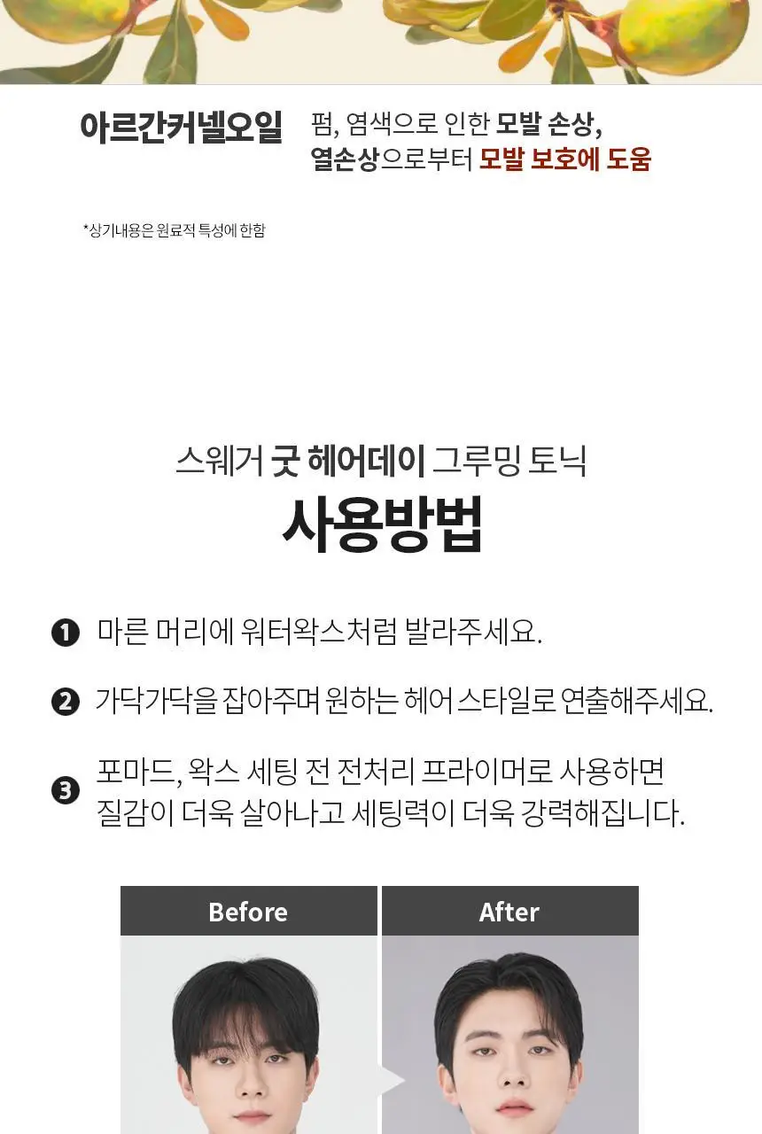 [볼륨UP윤기UP] 스웨거 굿헤어 그루밍 토닉 250ml 상세페이지 22